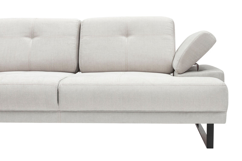 Coltar cu Sezlong Stanga, Asi Home Mustang Large, Bej, 174  x 314 X83X100cm