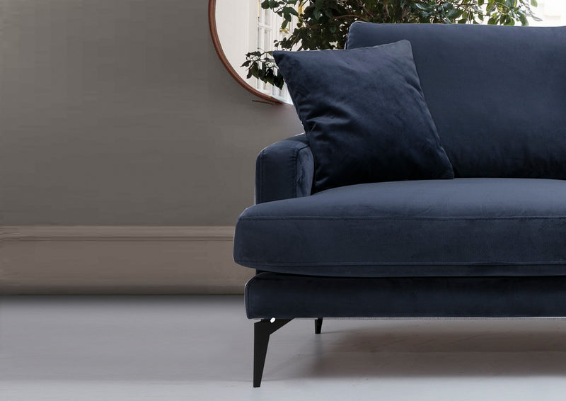 Canapea 3 locuri Papira Navy Blue