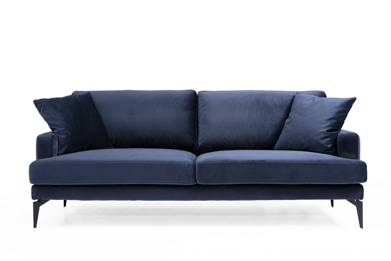 Canapea 3 locuri Papira Navy Blue