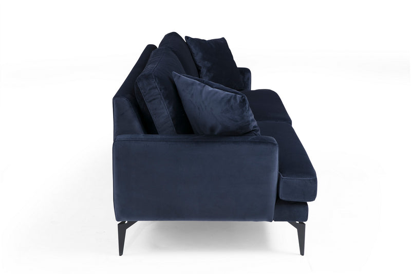 Canapea 3 locuri Papira Navy Blue