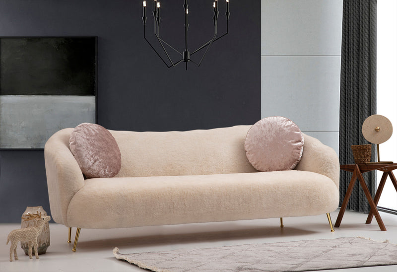 Canapea 3 Locuri Asi Home Istiridye - Bej, 215X80X90cm