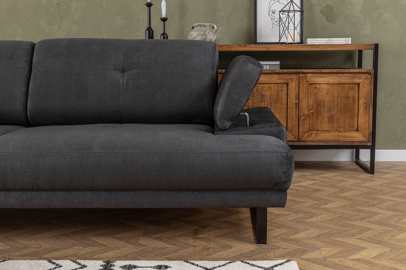 Canapea Extensibila 3 locuri Mustang  Anthracite