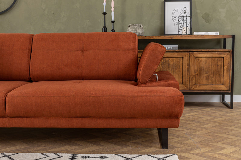 Canapea Extensibila 3 locuri Mustang  Orange
