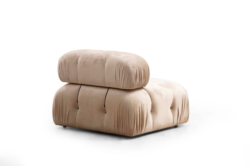 Fotoliu Modular Asi Home Bubble O1, Crem, 95X75X95cm