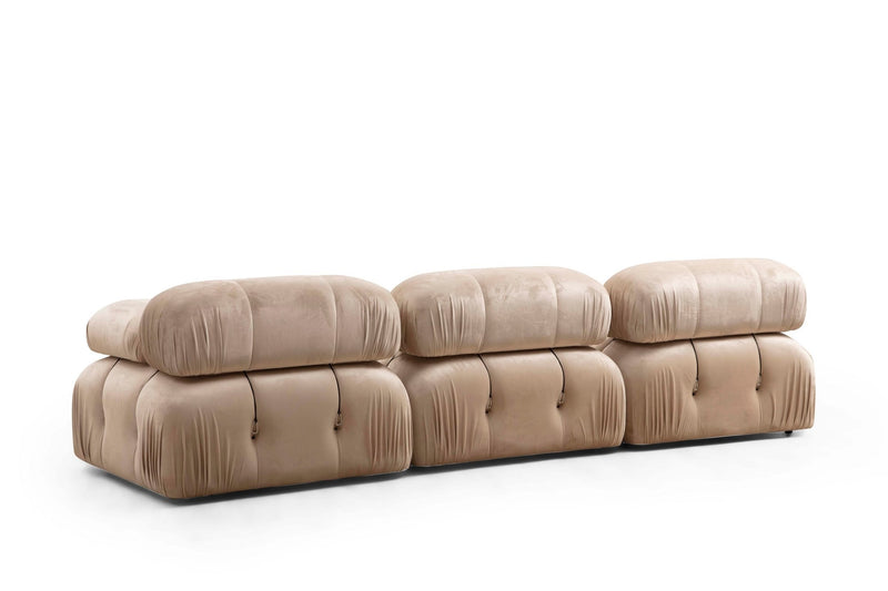 Fotoliu Modular Asi Home Bubble O1, Crem, 95X75X95cm