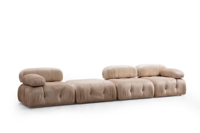 Fotoliu Modular Asi Home Bubble 1R, Crem, 95X75X95cm