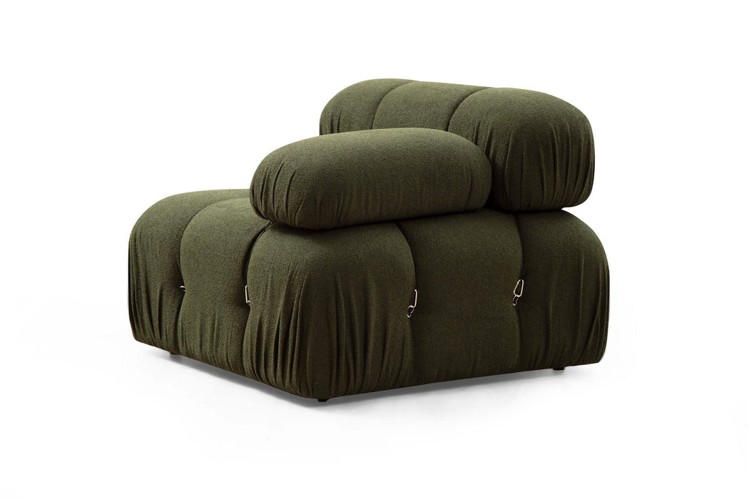 Fotoliu Modular Asi Home Bubble 1R, Verde, 95X75X95cm