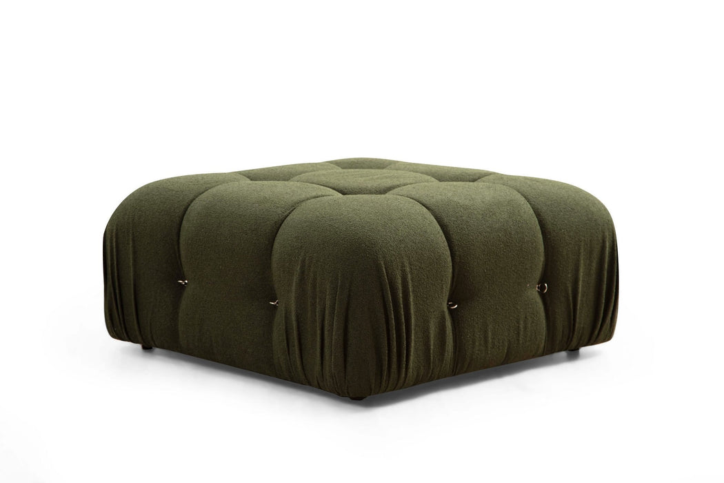 Taburet Modular Asi Home Pouffe, Verde, 95X45X95cm