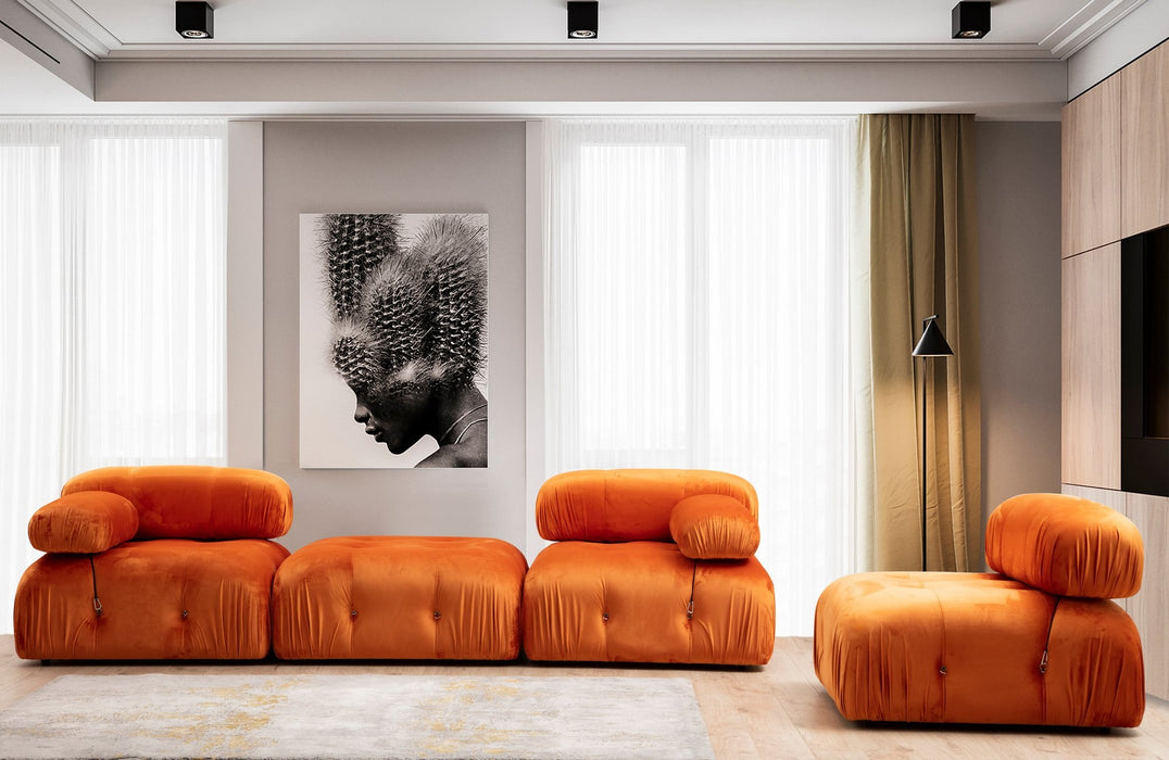 Fotoliu Modular Asi Home Bubble L1 , Orange, 95X75X95cm