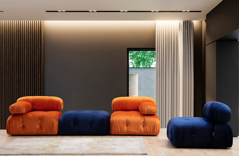 Fotoliu Modular Asi Home Bubble L1 , Orange, 95X75X95cm