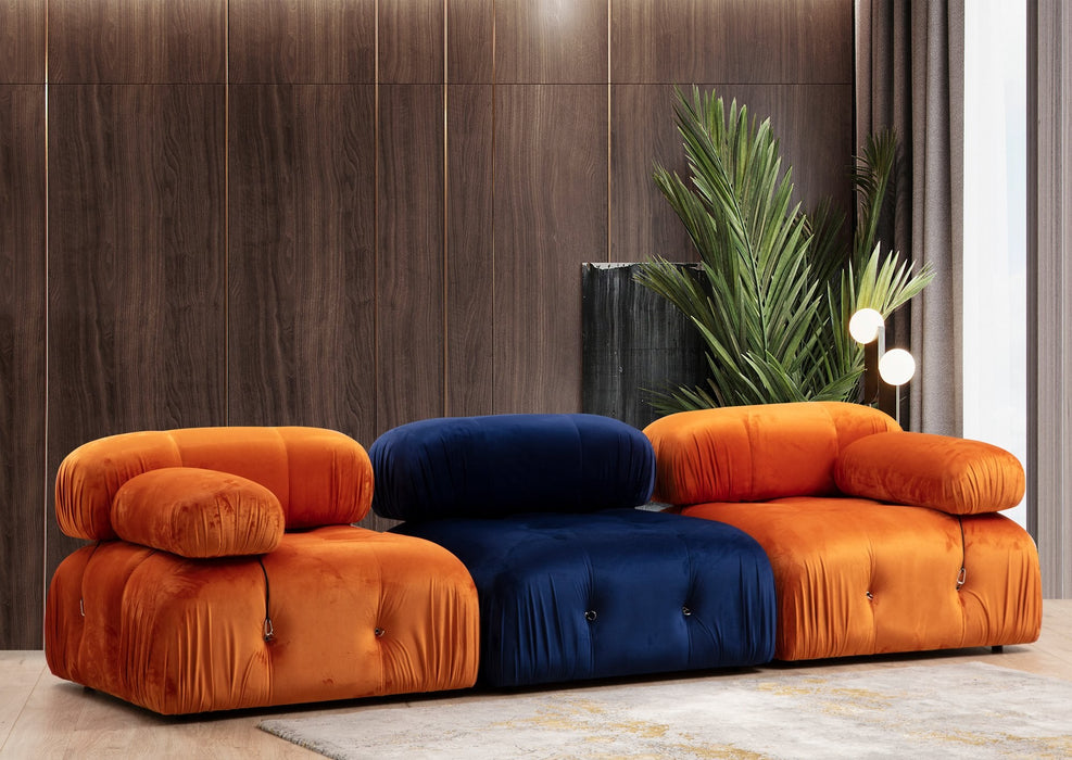 Fotoliu Modular Asi Home Bubble L1 , Orange, 95X75X95cm