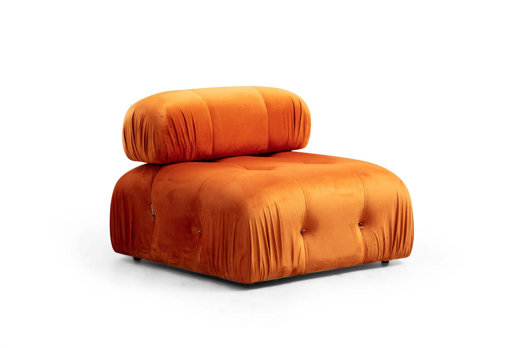 Fotoliu Modular Asi Home Bubble O1, Orange, 95X75X95cm