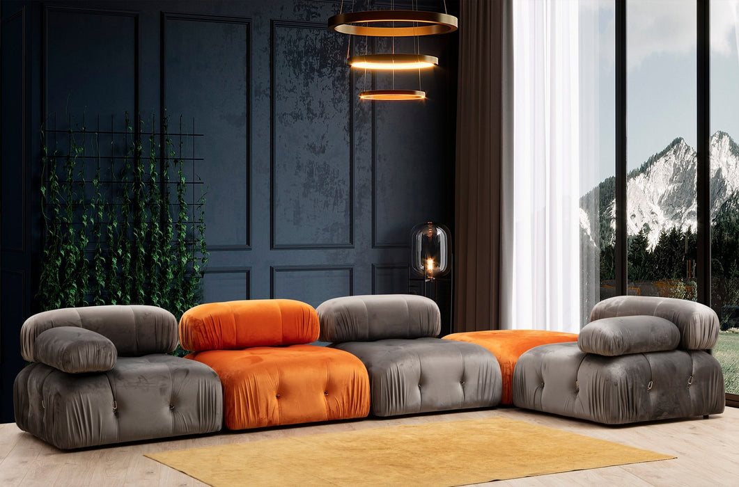 Fotoliu Modular Asi Home Bubble O1, Orange, 95X75X95cm