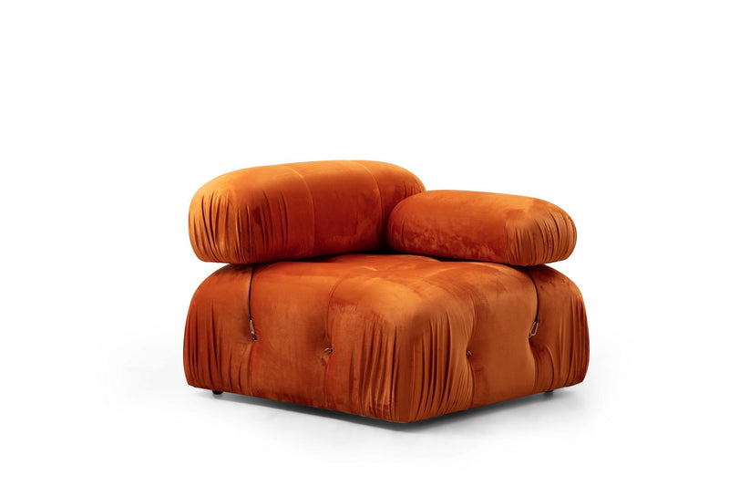 Fotoliu Modular Asi Home Bubble 1R, Orange, 95X75X95cm