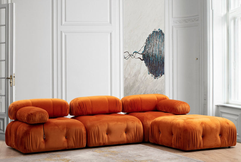 Fotoliu Modular Asi Home Bubble 1R, Orange, 95X75X95cm