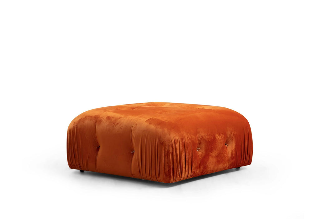 Taburet Modular Asi Home Pouffe, Orange, 95X45X95cm