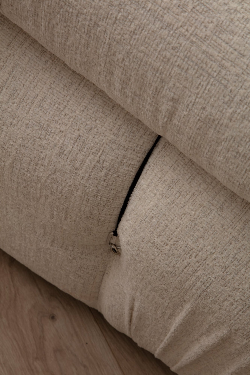 Fotoliu Modular Asi Home Bubble L1 , Bouclette, Crem, 95X75X95cm