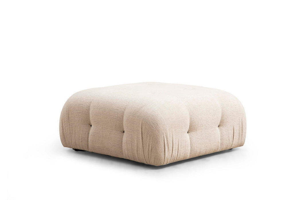 Taburet Bubble Pouffe  Cream