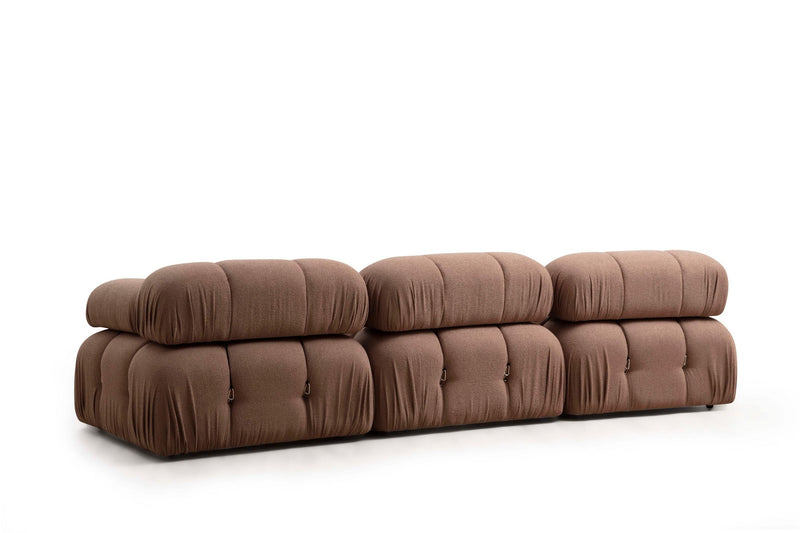 Fotoliu Modular Asi Home Bubble 1R, Bouclette, Maro, 95X75X95cm