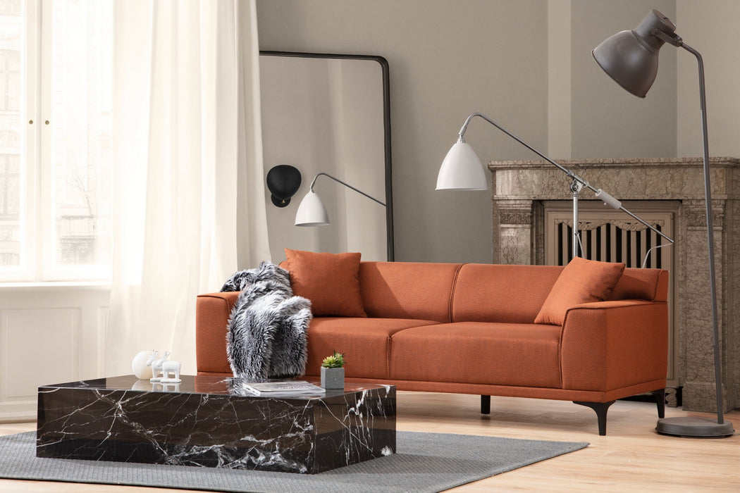 Canapea 3 Locuri Asi Home Petra 3 - Orange, 212X86X69cm