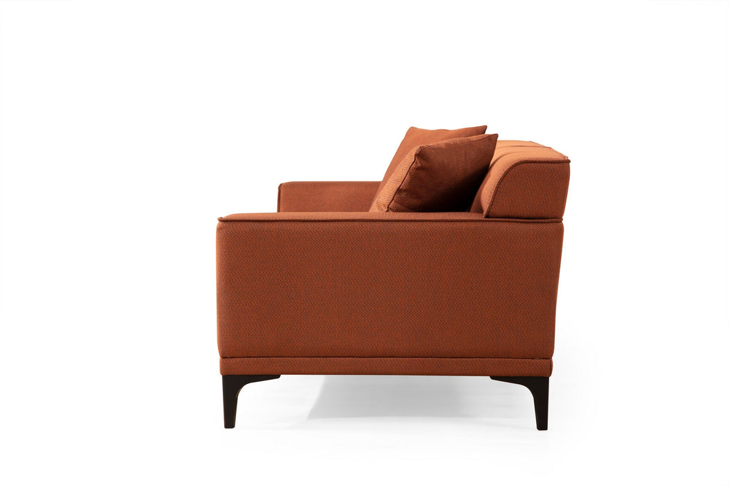 Canapea 3 Locuri Asi Home Petra 3 - Orange, 212X86X69cm