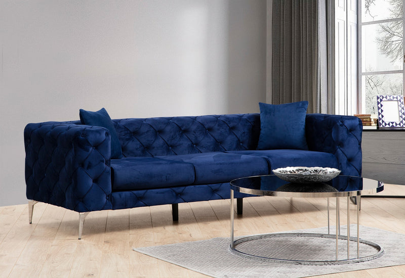 Canapea 3 locuri Como  Navy Blue