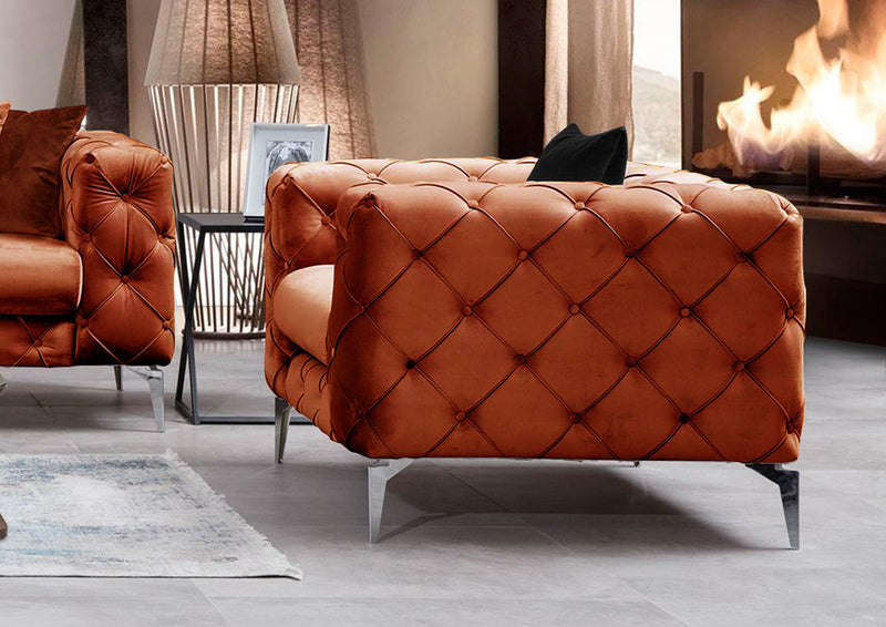 Fotoliu Asi Home Como Orange, 108X70X90cm