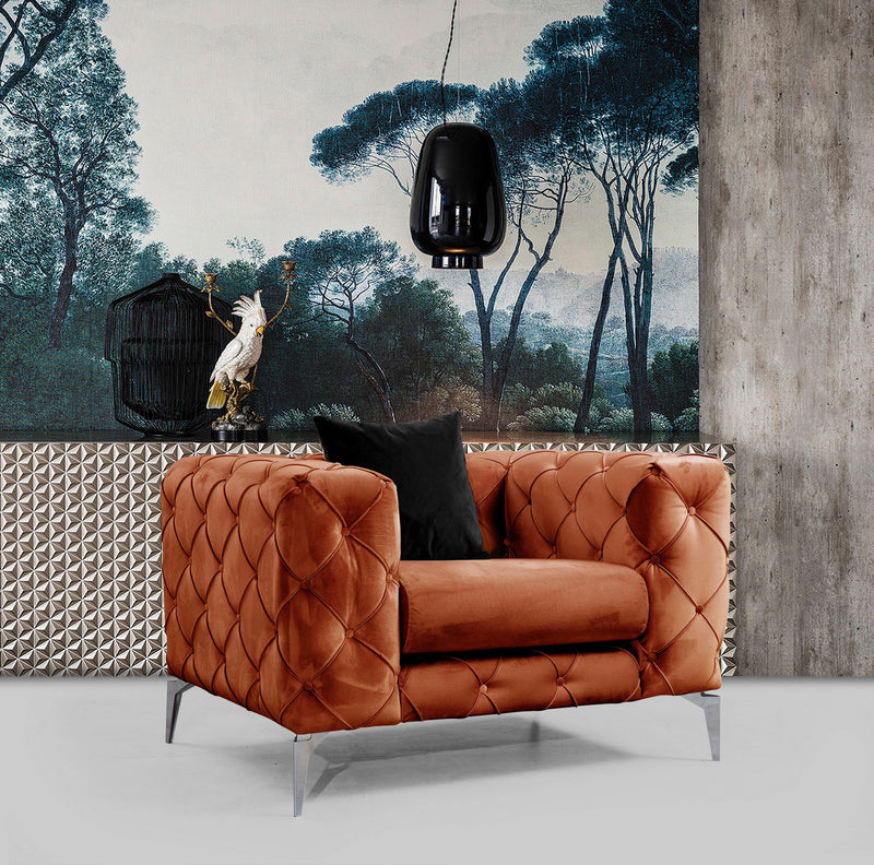 Fotoliu Asi Home Como Orange, 108X70X90cm