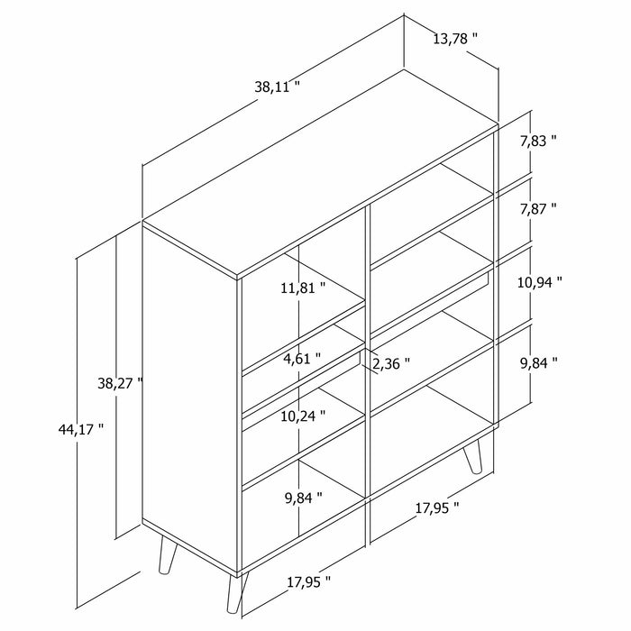 Consola Asi Home Kros, 96 cm x 112 cm x 35 cm, Alb