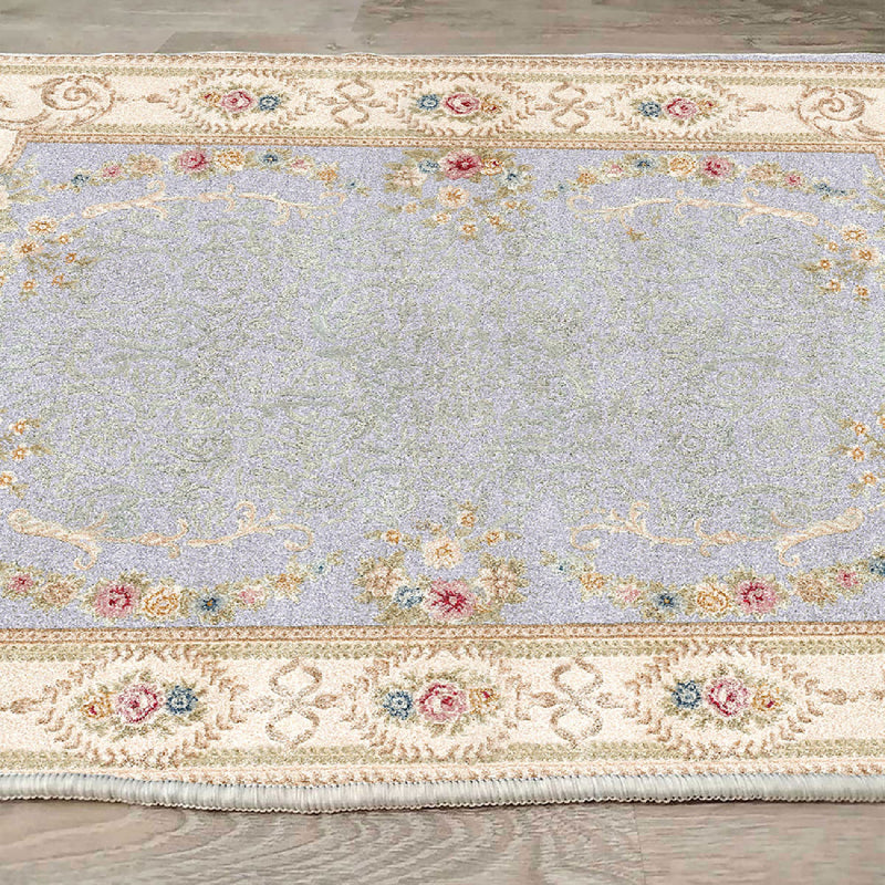 Covor Asi Home Floral Green, 180 x 280cm, Catifea, Multicolor