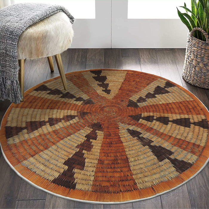 Covor Asi Home Rug 476, 160 x 160cm, Bumbac | Poliester, Portocaliu