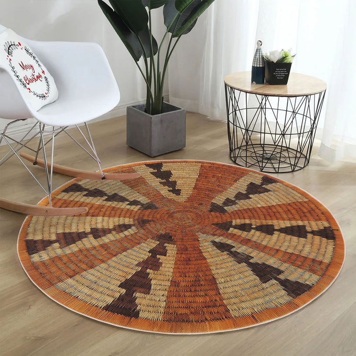 Covor Asi Home Rug 476, 160 x 160cm, Bumbac | Poliester, Portocaliu
