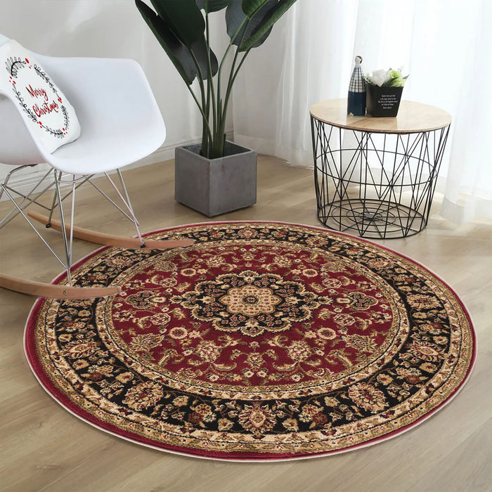 Covor Asi Home Rug 477, 90 x 90cm, Bumbac | Poliester, Rosu