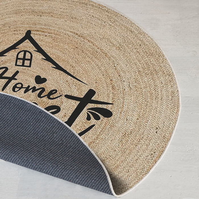 Covor Asi Home Rug 479, 150 x 150cm, Bumbac | Poliester, Crem