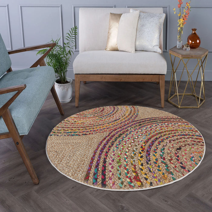 Covor Asi Home Rug 480, 80 x 80cm, Bumbac | Poliester, Multicolor