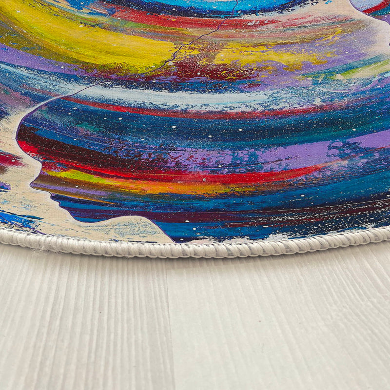 Covor Asi Home Rug 491, 80 x 80cm, Bumbac | Poliester, Multicolor