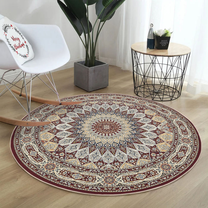 Covor Asi Home Rug 492, 80 x 80cm, Bumbac | Poliester, Rosu