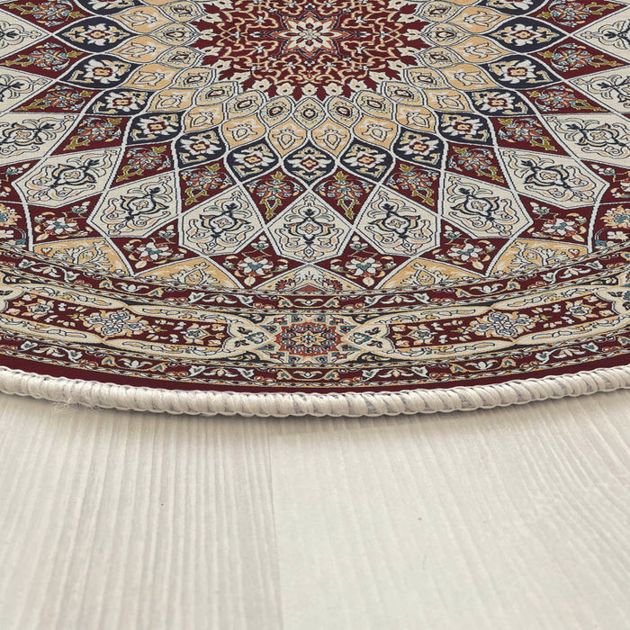 Covor Asi Home Rug 492, 80 x 80cm, Bumbac | Poliester, Rosu