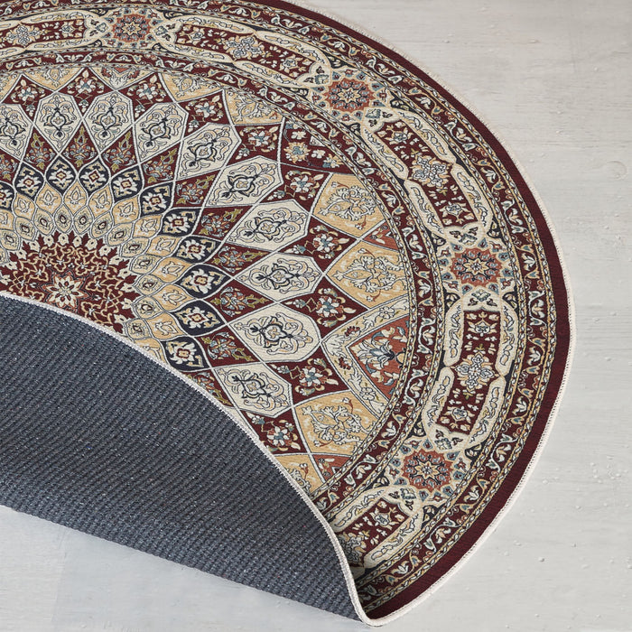 Covor Asi Home Rug 492, 80 x 80cm, Bumbac | Poliester, Rosu