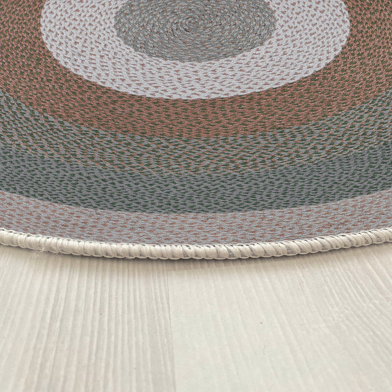 Covor Asi Home Rug 493, 100 x 100cm, Bumbac | Poliester, Crem