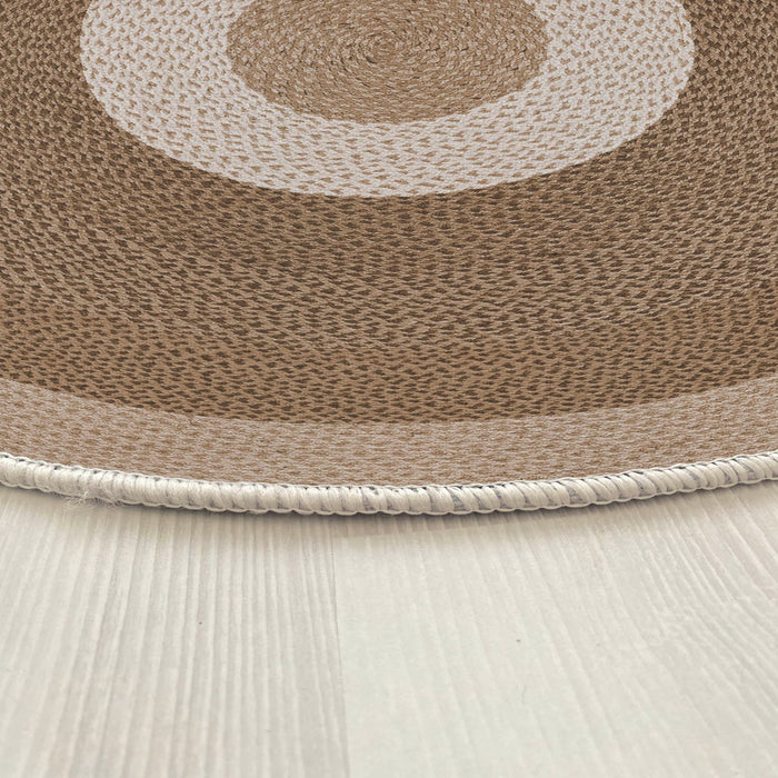 Covor Asi Home Rug 494, 100 x 100cm, Bumbac | Poliester, Maro