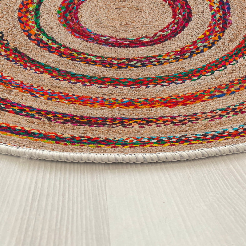 Covor Asi Home Rug 496, 100 x 100cm, Bumbac | Poliester, Multicolor