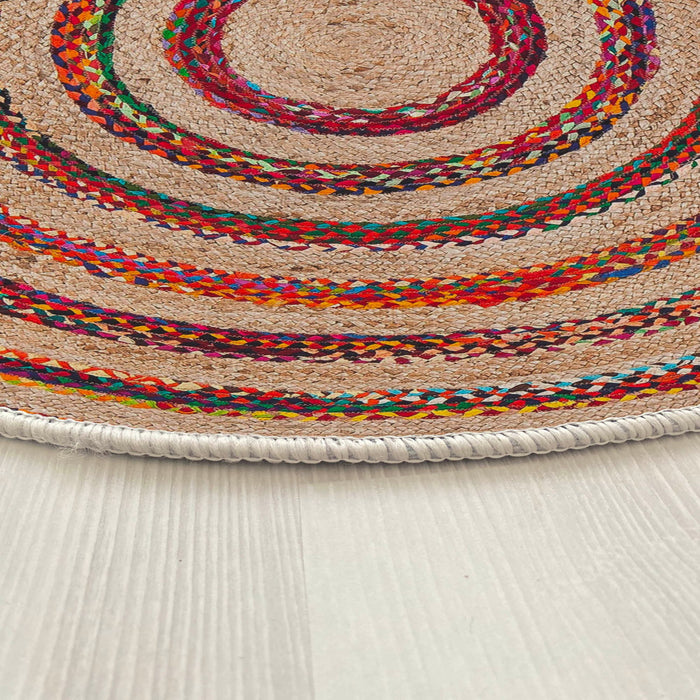 Covor Asi Home Rug 496, 100 x 100cm, Bumbac | Poliester, Multicolor