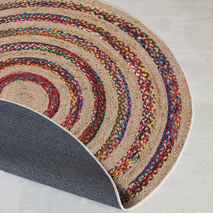 Covor Asi Home Rug 496, 100 x 100cm, Bumbac | Poliester, Multicolor