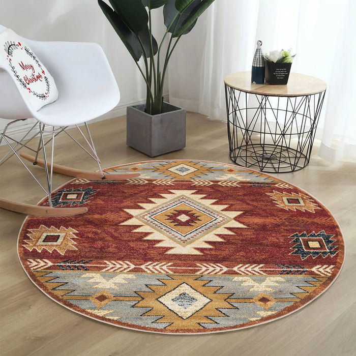 Covor Asi Home Rug 500, 110 x 110cm, Bumbac | Poliester, Portocaliu