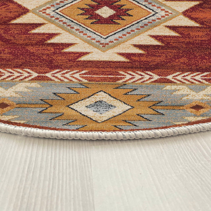 Covor Asi Home Rug 500, 110 x 110cm, Bumbac | Poliester, Portocaliu