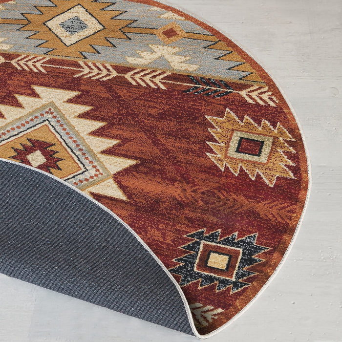 Covor Asi Home Rug 500, 110 x 110cm, Bumbac | Poliester, Portocaliu