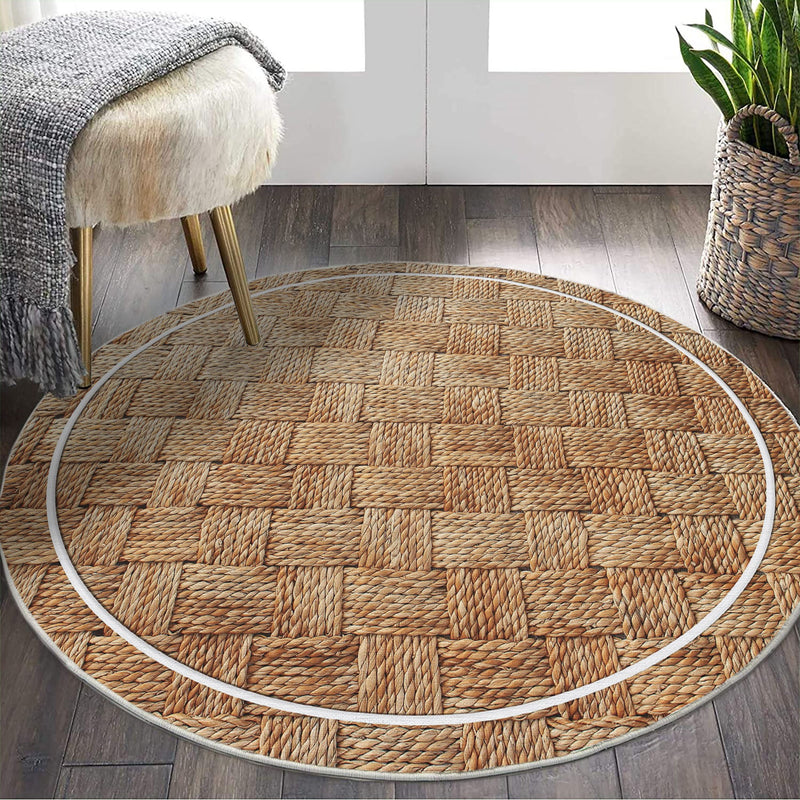 Covor Asi Home Rug 501, 120 x 120cm, Bumbac | Poliester, Crem