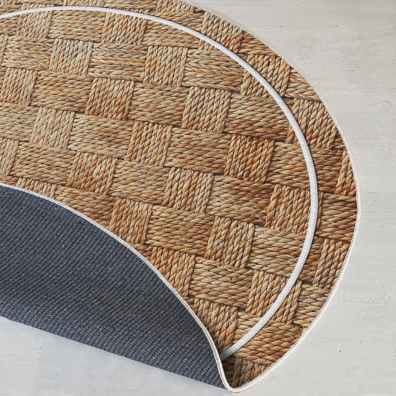 Covor Asi Home Rug 501, 120 x 120cm, Bumbac | Poliester, Crem