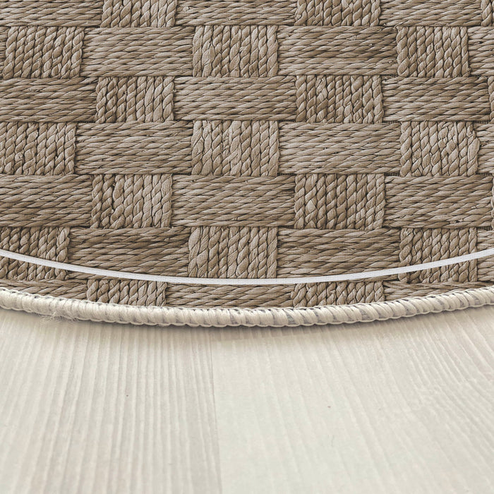 Covor Asi Home Rug 502, 120 x 120cm, Bumbac | Poliester, Gri